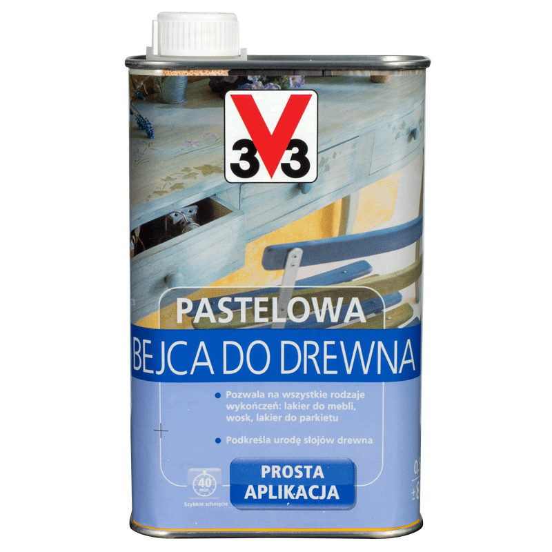 Bejca pastelowa do drewna