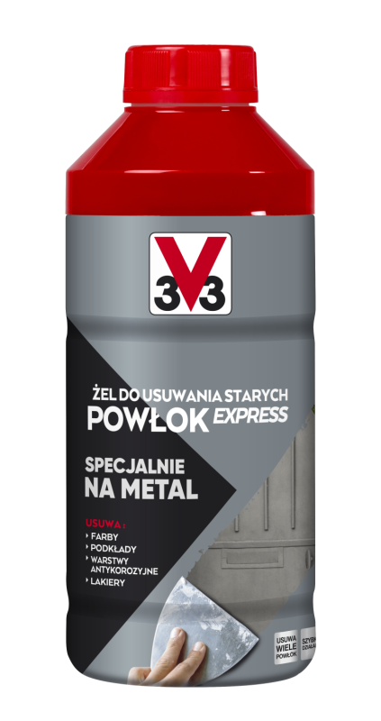 Środek do usuwania starych powłok Express specjalnie na metal